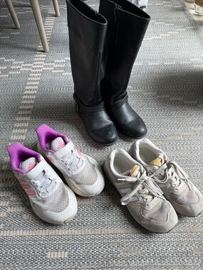 New Balance, adidas and cat & jack shoe bundle